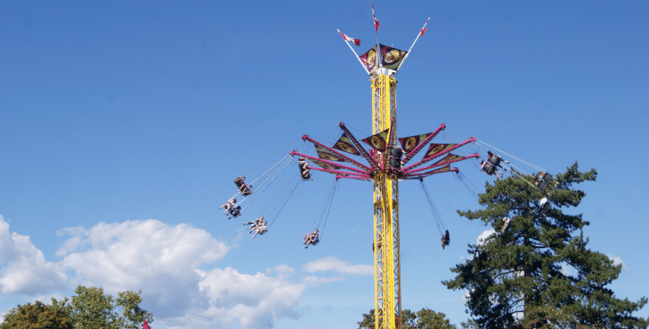 Swing Attraction Ride at the PNE