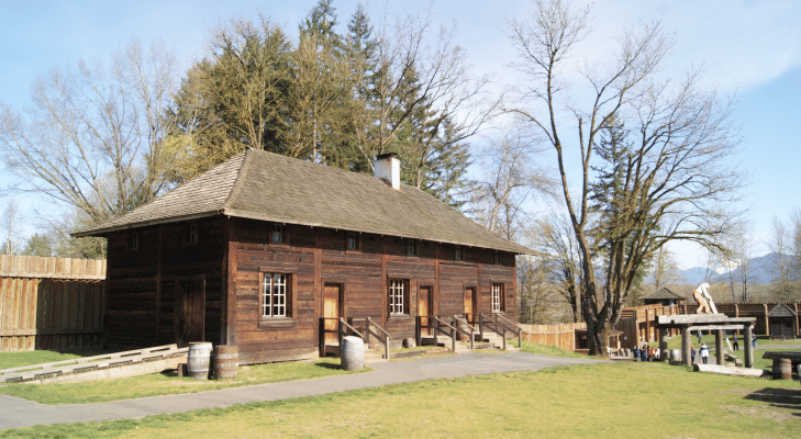 Building at Fort Langley Historic Site