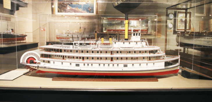 Model Ship at Vancouver Maritime Museum