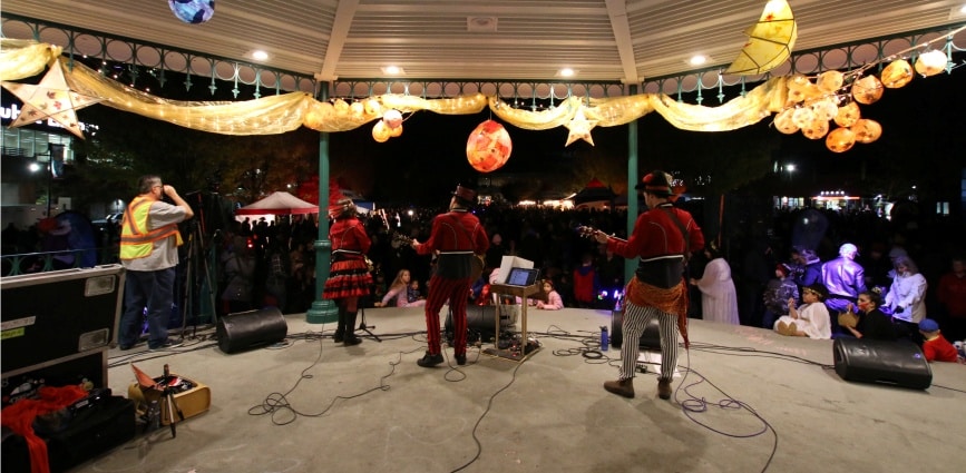 Celebrate the Night at Memorial Peace Park
