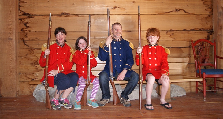 Costumes at Fort Langley