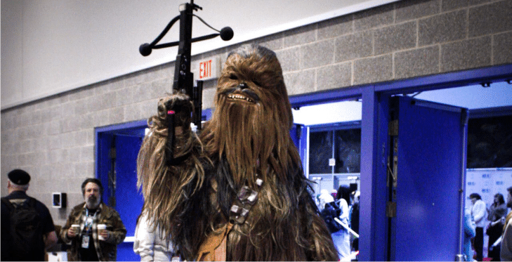 Chewbacca at Fan Expo Vancouver